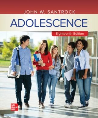 Adolescence 18th Edition By Santrock Test Bank