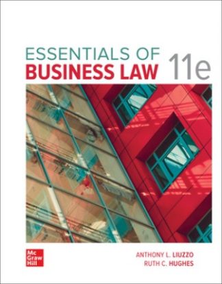 Essentials of Business Law 11th Edition By Hughes Test Bank