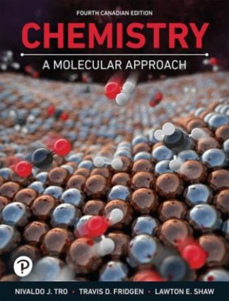 Chemistry A Molecular Approach 4th Canadian Edition Tro Solution Manual