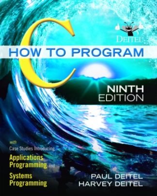 C How to Program 9th Edition Deitel Solution Manual 