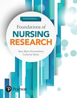 Foundations of Nursing Research 7th Edition Nieswiadomy Test Bank