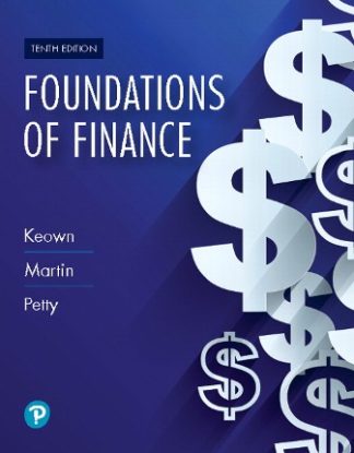 Foundations of Finance 10th Edition Keown Test Bank