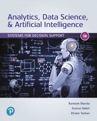 Analytics Data Science and Artificial Intelligence 11th Edition Sharda Solution Manual