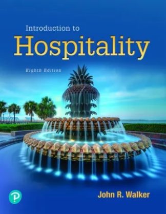 Introduction to Hospitality 8th Edition Walker Test Bank