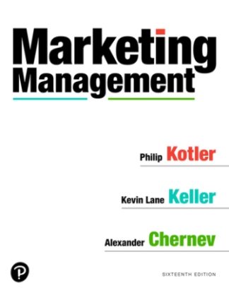 Marketing Management 16th Edition Kotler Test Bank