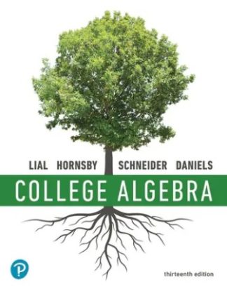 College Algebra 13th Edition Lial Solution Manual