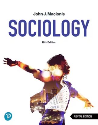 Sociology 18th Edition Macionis Test Bank