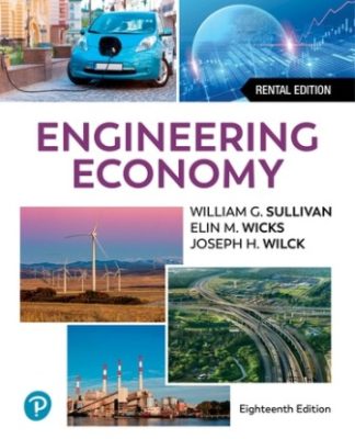 Engineering Economy 18th Edition Sullivan Test Bank