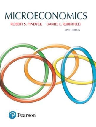 Microeconomics 9th Edition Pindyck Solution Manual