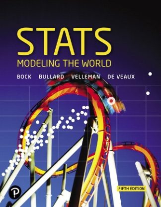 Stats Modeling the World 5th Edition Bock Test Bank