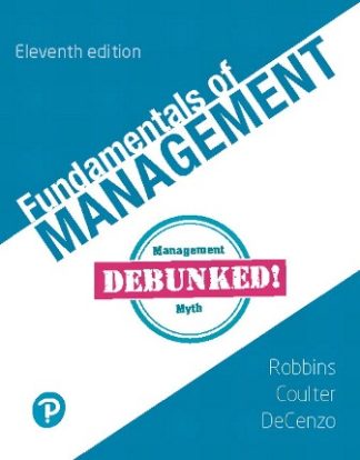 Fundamentals of Management 11th Edition Robbins Test Bank
