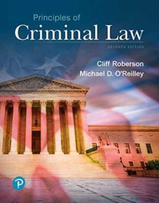 Principles of Criminal Law 7th Edition Roberson Test Bank