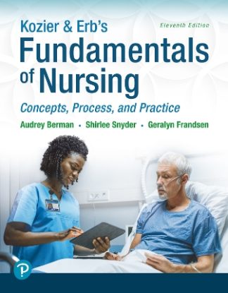 Kozier and Erb's Fundamentals of Nursing 11th Edition Berman Test Bank
