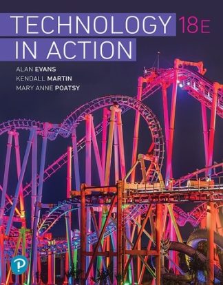 Technology in Action 18th Edition Evans Test Bank