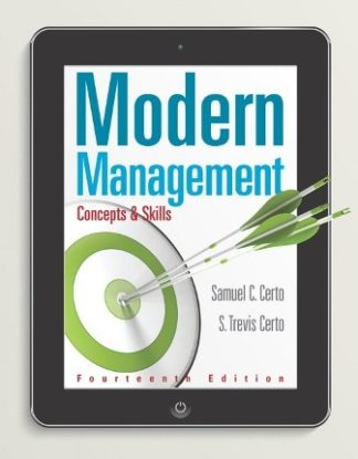 Modern Management: Concepts and Skills 14th Edition Certo Test Bank