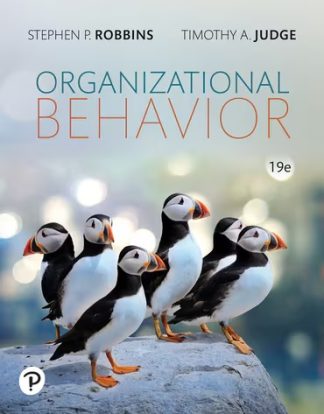 Organizational Behavior 19th Edition Robbins Test Bank