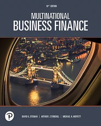 Multinational Business Finance 16th Edition Eiteman Test Bank