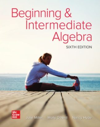 Beginning and Intermediate Algebra 6th Edition Miller Test Bank