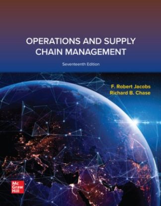 Operations and Supply Chain Management 17th Edition Jacobs Test Bank