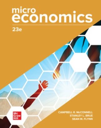 Microeconomics 23rd Edition McConnell Solution Manual
