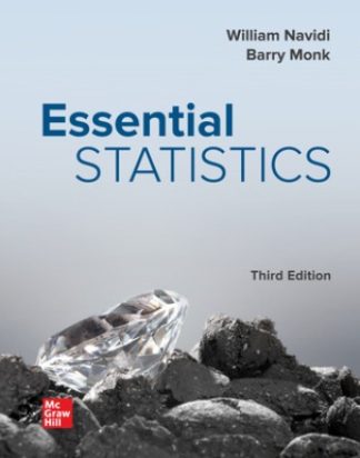 Essential Statistics 3rd Edition Navidi Solution Manual