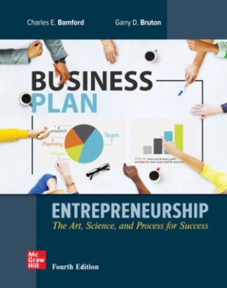 ENTREPRENEURSHIP: The Art Science and Process for Success 4th Edition  Bamford Test Bank