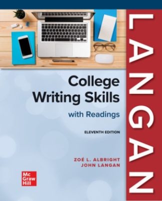 College Writing Skills with Readings 11th Edition Langan Test Bank