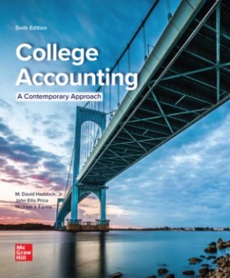 College Accounting A Contemporary Approach 6th Edition Haddock Solution Manual
