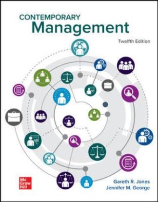 Contemporary Management 12th Edition Jones Test Bank