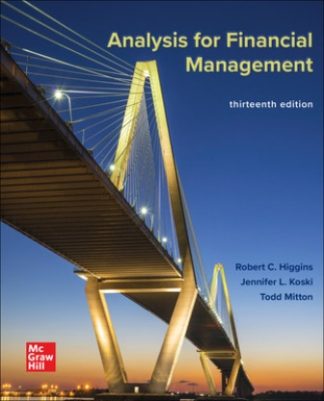 Analysis for Financial Management 13th Edition Higgins Test Bank