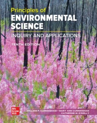 Principles of Environmental Science 10th Edition Cunningham Test Bank