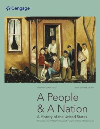 A People and a Nation: A History of the United States Volume II: Since 1865 Brief Edition 11th Edition Norton Test Bank