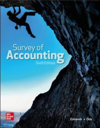 Survey of Accounting 6th Edition Edmonds Test Bank