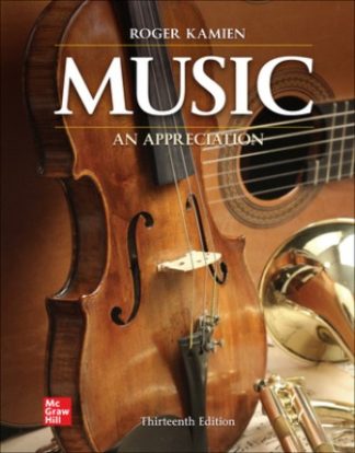 Music An Appreciation 13th Edition Kamien Test Bank