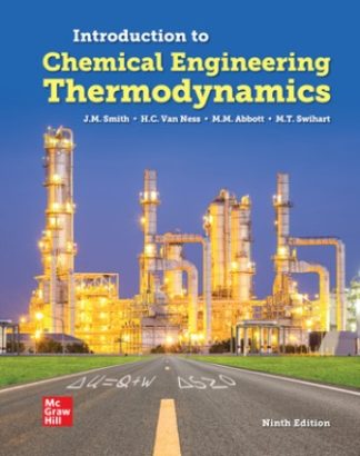 Introduction to Chemical Engineering Thermodynamics 9th Edition Smith Solution Manual