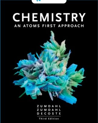 Chemistry An Atoms First Approach 3rd Edition Zumdahl Solution Manual