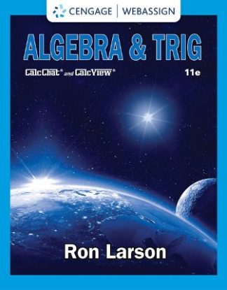 Algebra and Trigonometry 11th Edition Larson Solution Manual