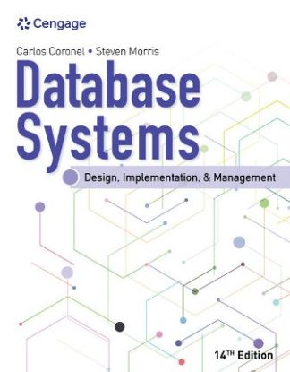 Database Systems 14th Edition Coronel Solution Manual