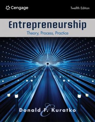 Entrepreneurship Theory Process Practice 12th Edition Kuratko Solution Manual