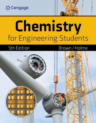 Chemistry for Engineering Students 5th Edition Brown Solution Manual
