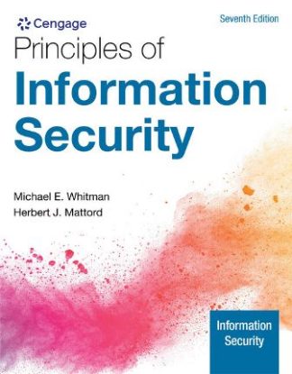 Principles of Information Security 7th Edition Whitman Test Bank