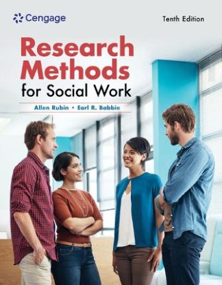 Research Methods for Social Work 10th Edition Rubin Test Bank