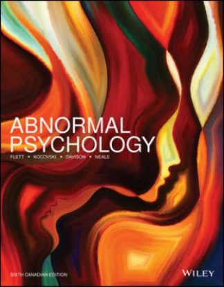 Abnormal Psychology 6th Edition Flett Test Bank