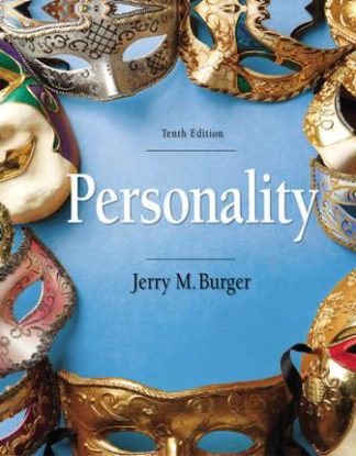 Personality 10th Edition Burger Test Bank