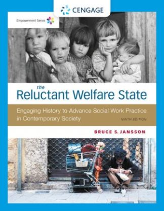 The Reluctant Welfare State 9th Edition Jansson Test Bank